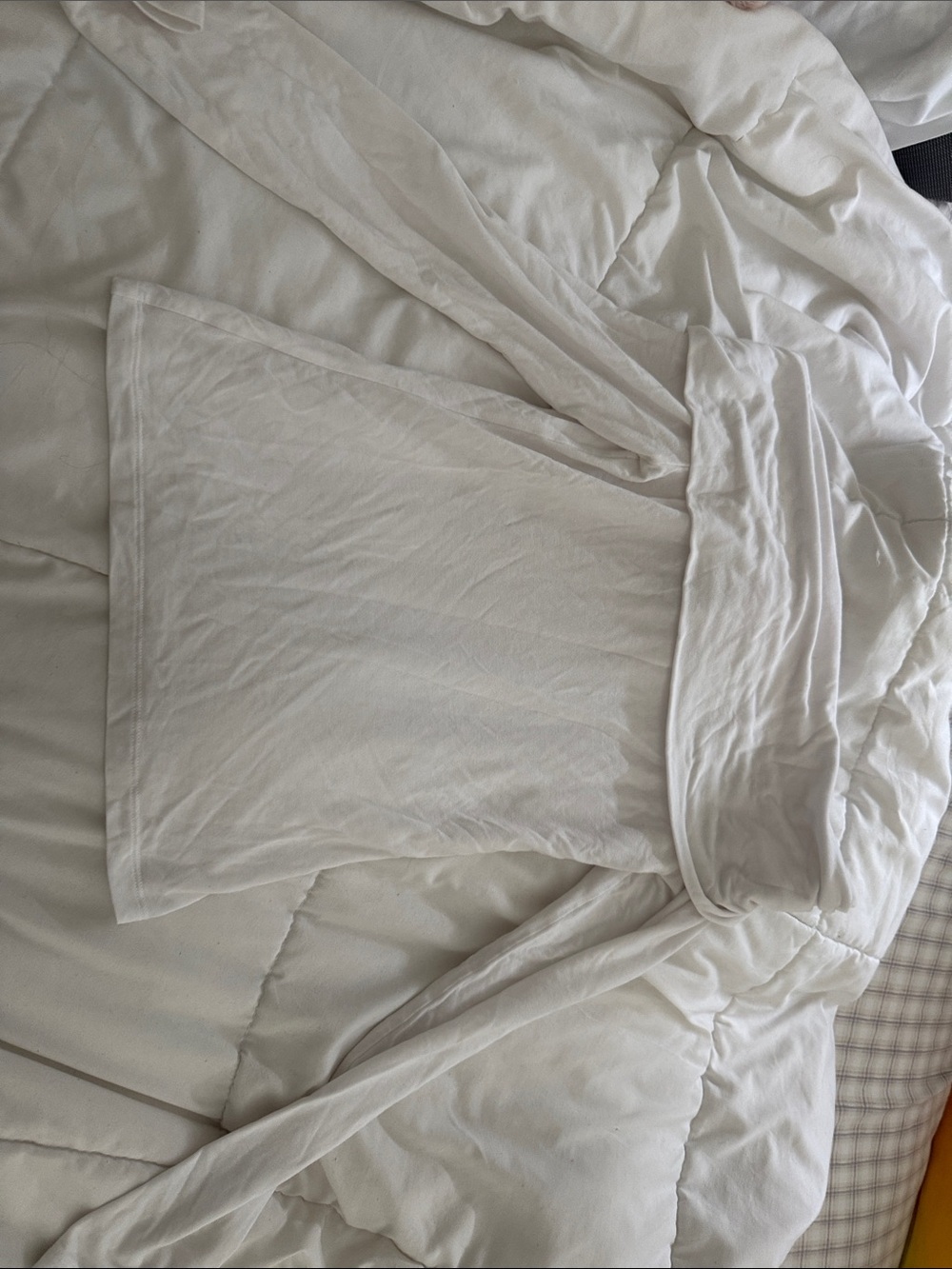 Aritzia White Fold Over Long Sleeve